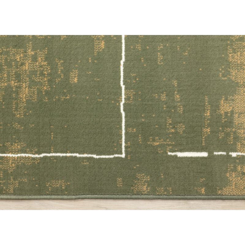 Novelle Home Green 5x7 Soccer Rug, Football Rug and Soccer Mat, Boys Room Rug image number 3