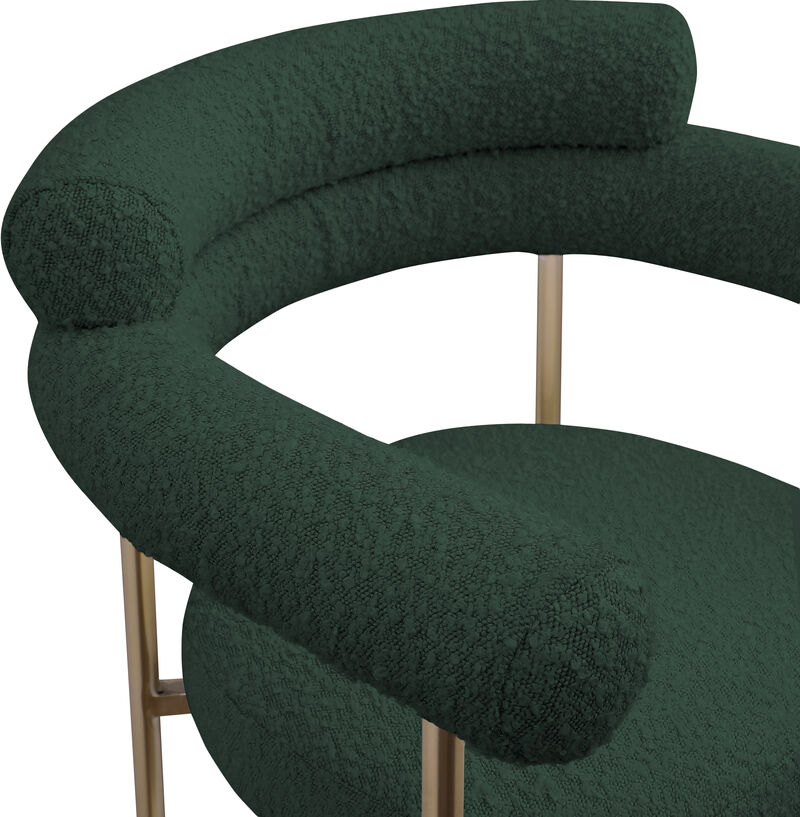 Meridian Furniture Blake Boucle Fabric Counter Stool, Set of 2