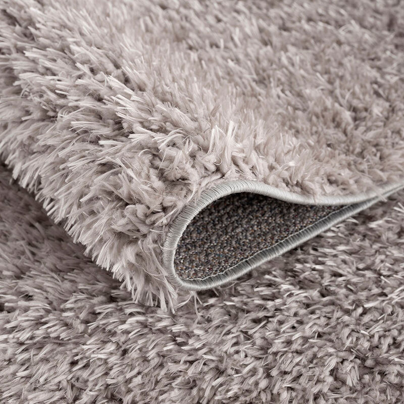 71x47 inch Gray Super Soft Polyester Shag Area Rug
