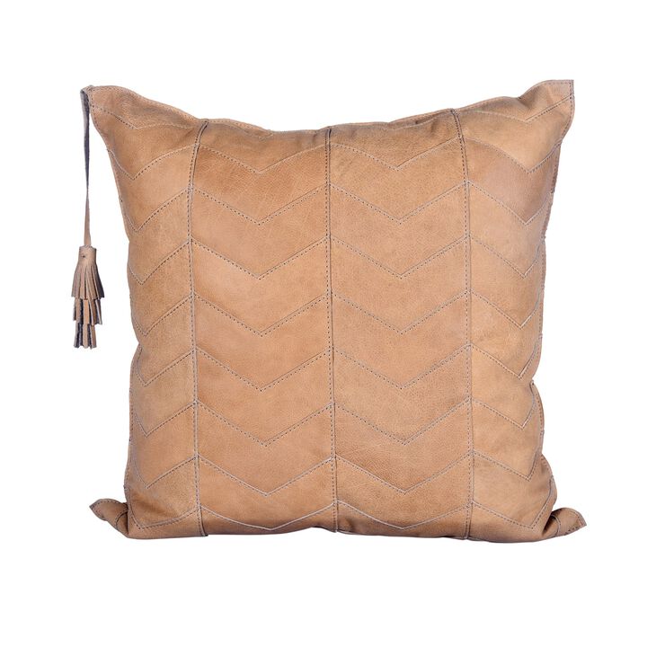 Chevron Tassel Throw Pillow