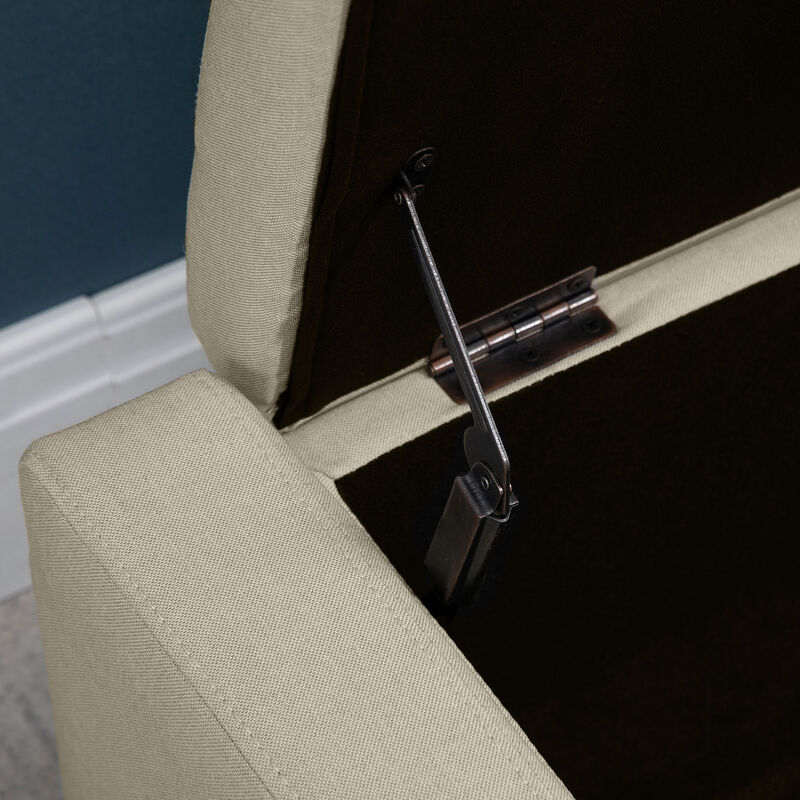 Storage Bench with Lift-Top Seat for Entryway, Bedroom, or Living Room image number 6