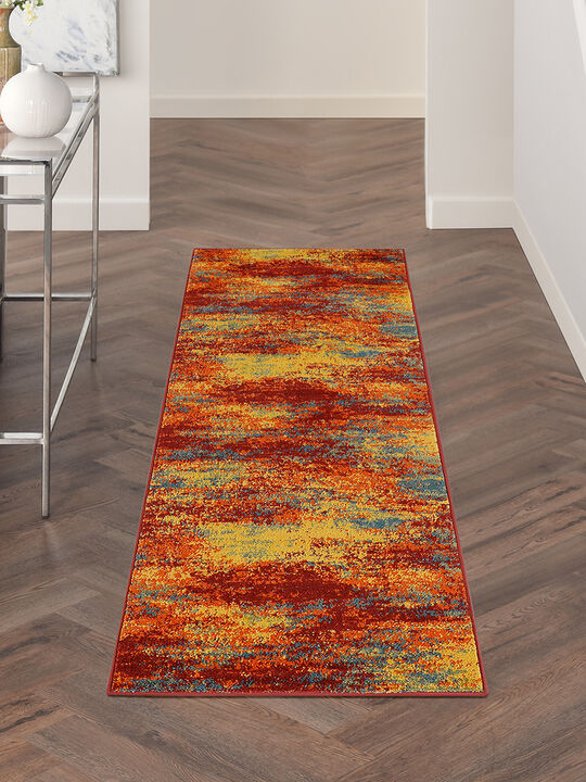 Nourison Essentials NRE06 Flame 2' x 6' Rug