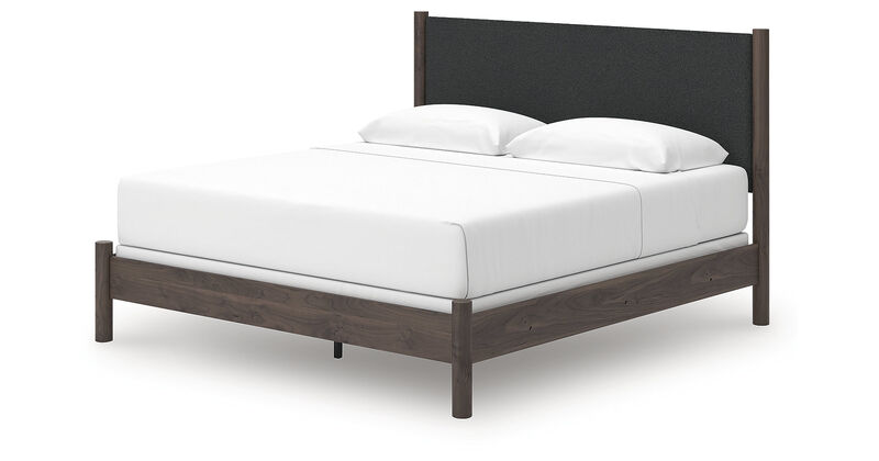 Cadmori King Upholstered Panel Bed image number 2