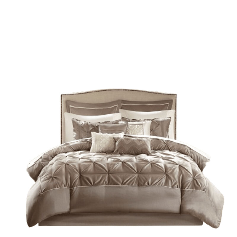 Gracie Mills Steele 24-Piece Faux silk Polyoni Tufted Room in a Bag