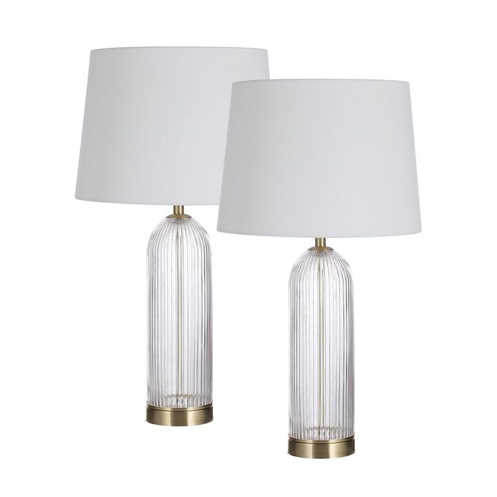 Renwil Ocala Table Lamp- Set Of Two In Yellow Color