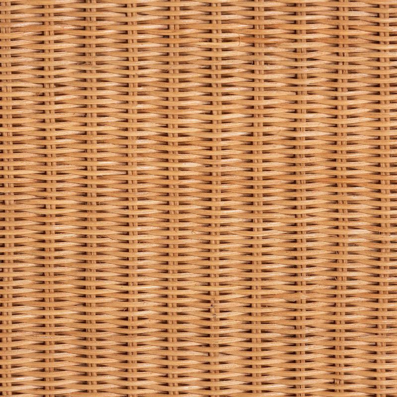 bali & pari Pembroke Penguin End Table - Handwoven Rattan Sculptural Accent Side Table with Platform Base image number 6