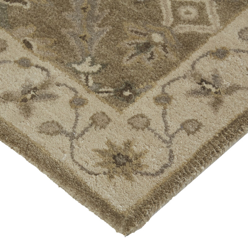 Eaton 8424F Green/Brown/Taupe 5' x 8' Rug image number 4