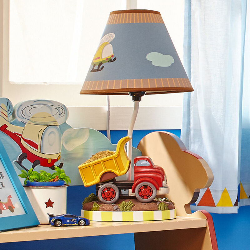 Decorative Transportation Themed Table Lamp, Multi image number 5