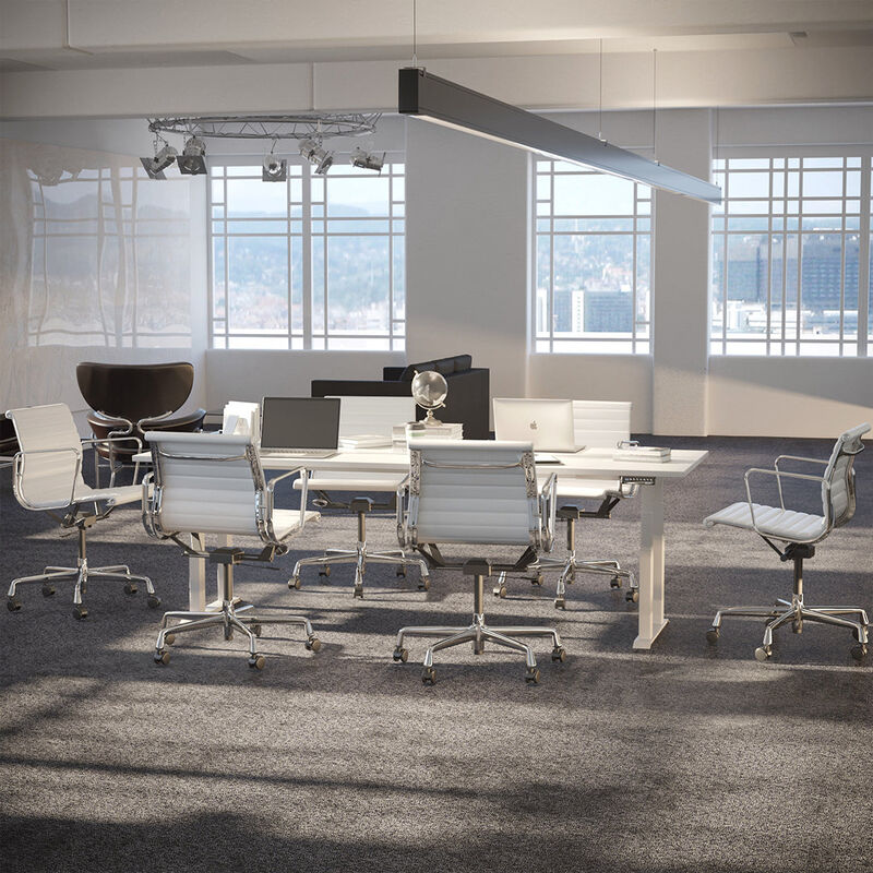 Desky Quad Sit Stand Desk Frame image number 2