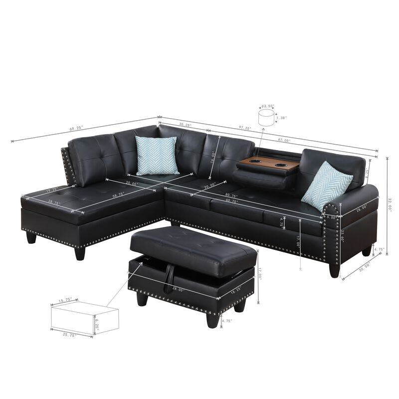 Paljan Sectional Sofa image number 9