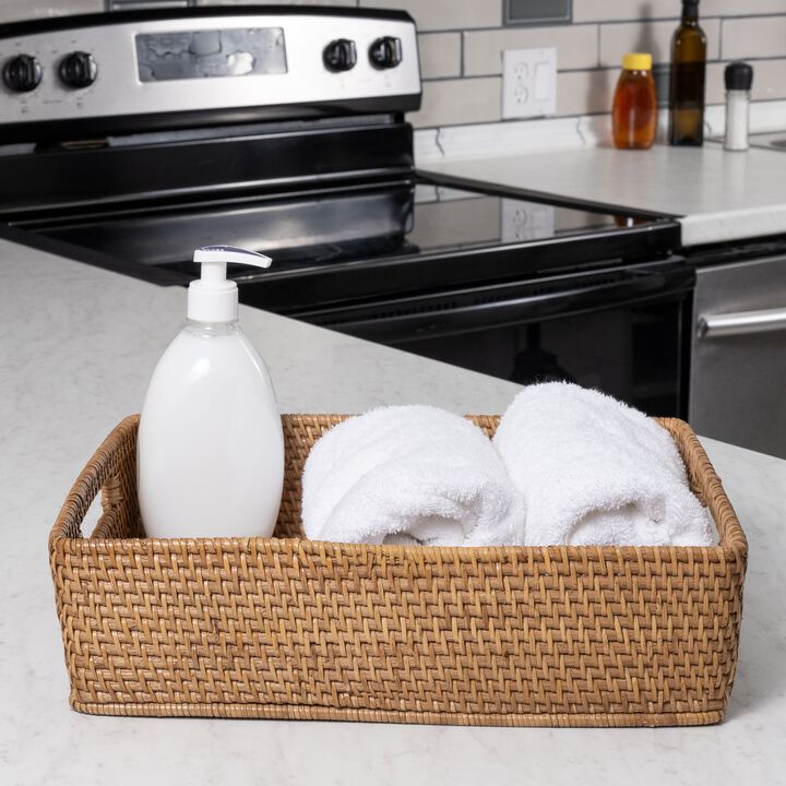 Saboga Home&trade; Rectangular Storage Basket with Rounded Corners