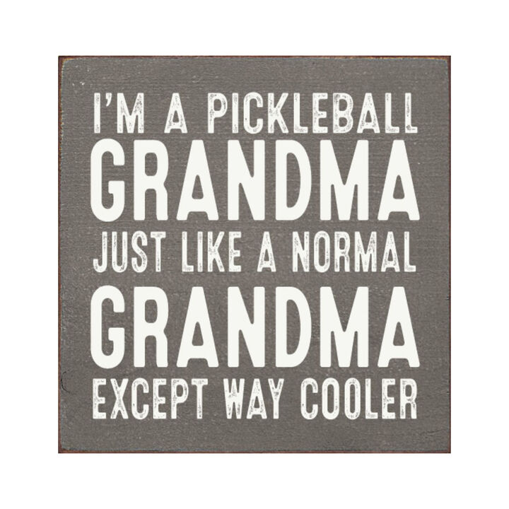 Pickleball Grandma Wooden Sign Funny Pickleball Wall Decor Gift