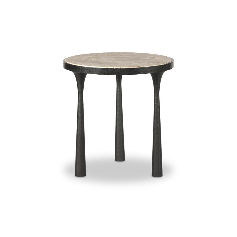 Billings Fossil Marble End Table