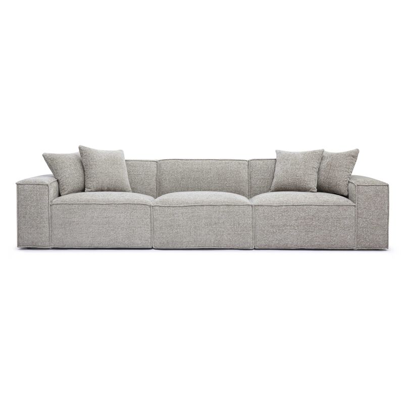 Mindy Chenille Basketweave Modular Sofa image number 0