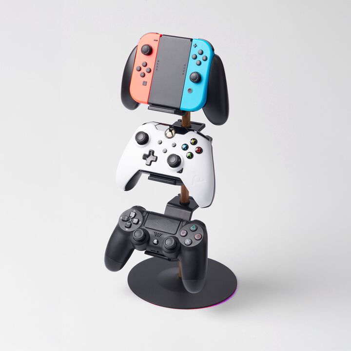 Controller Stand - Steel + Wood