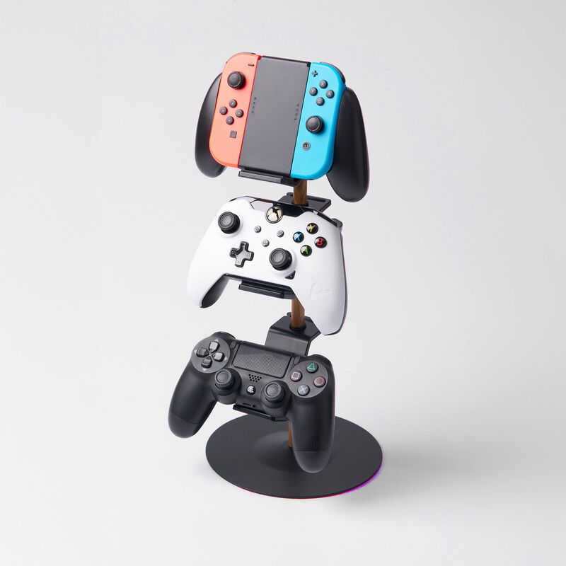 Controller Stand - Steel + Wood image number 0