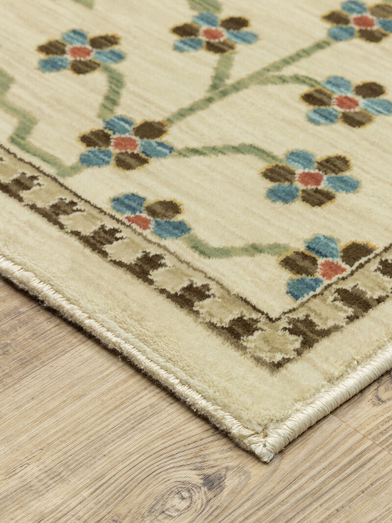Francesca 5'3" x 7'6" Ivory Rug image number 1