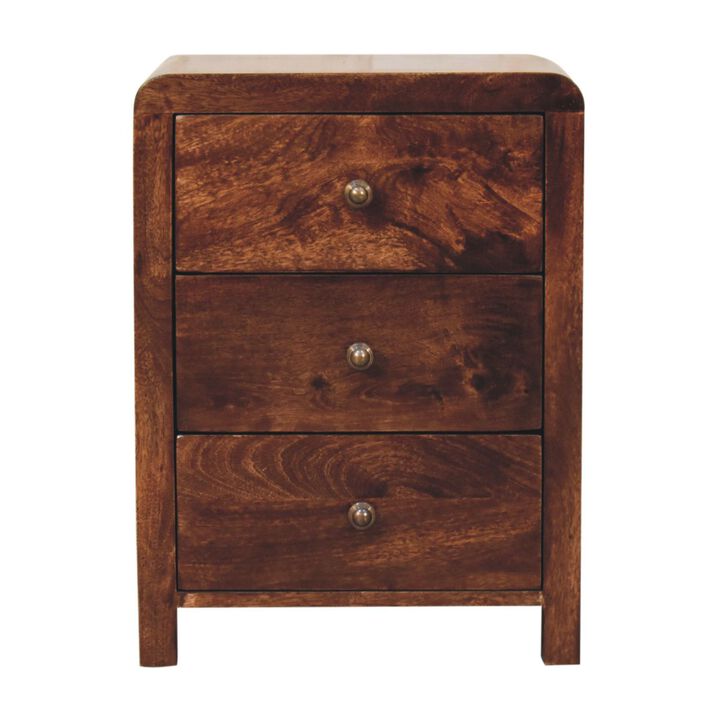 Artisan Furniture Solid Wood California Walnut Naya Bedside