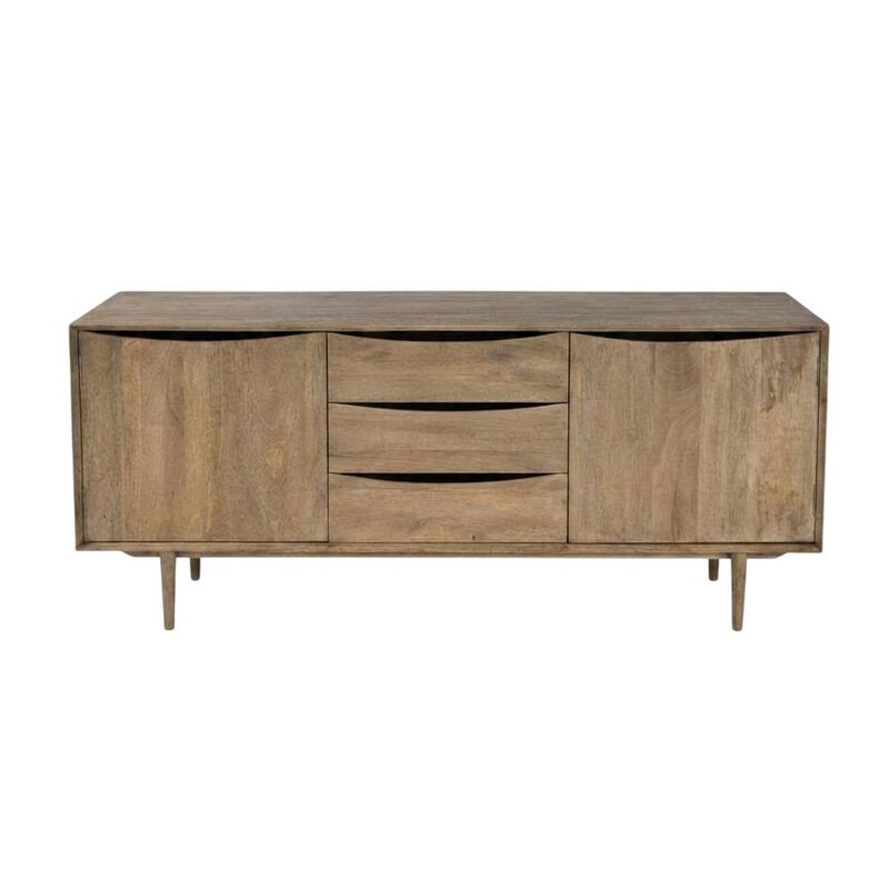 Butler Specialty Leonidin Natural Wood 67" Sideboard, Light Brown image number 0