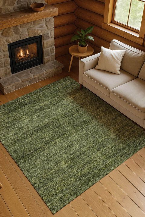 Soft Essentials SE1 Olive 9' x 12' Rug