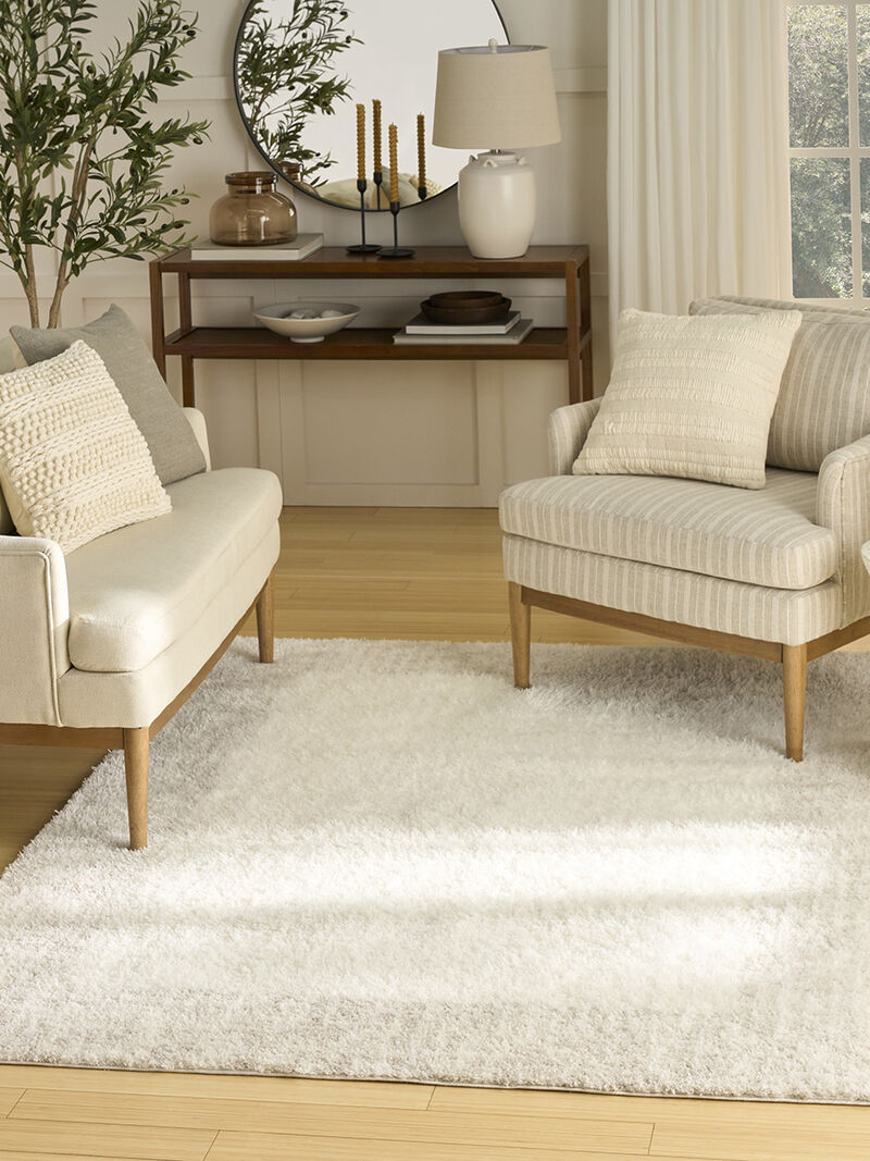 Pacific Shag PCS02 Ivory/Beige 7'10" x 9'10" Rug