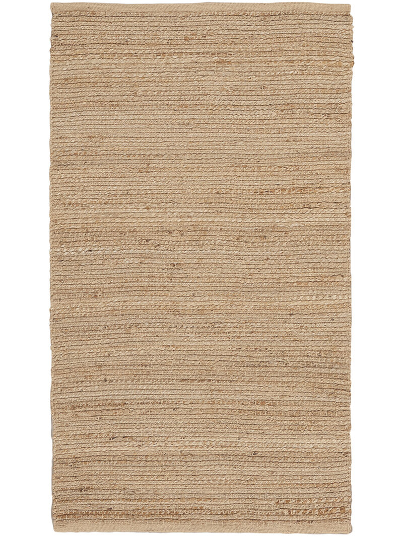 Natural Jute NJT01 Natural 3' x 5' Rug