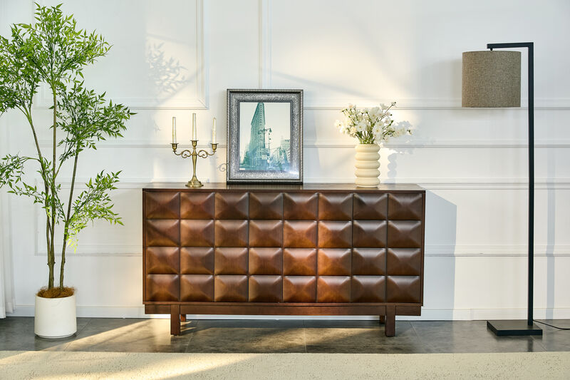 Bisirm 60" Push-to-Open Sideboard image number 2