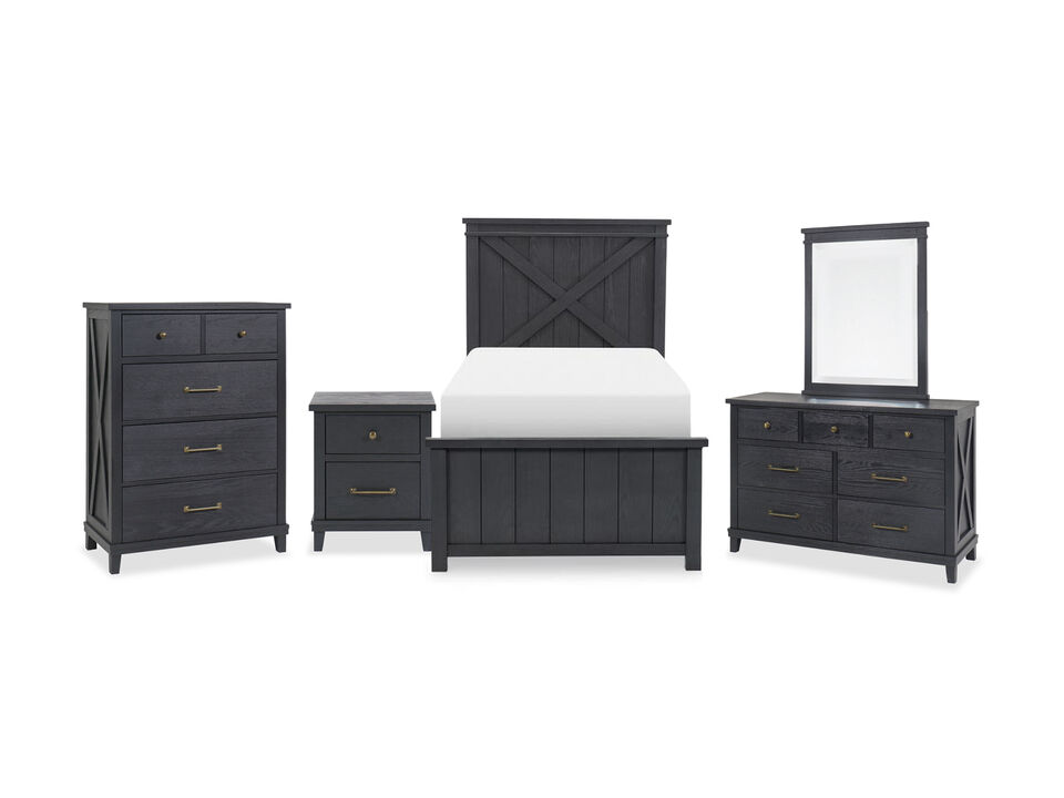 Flatiron Twin 5‑Piece Bedroom Set