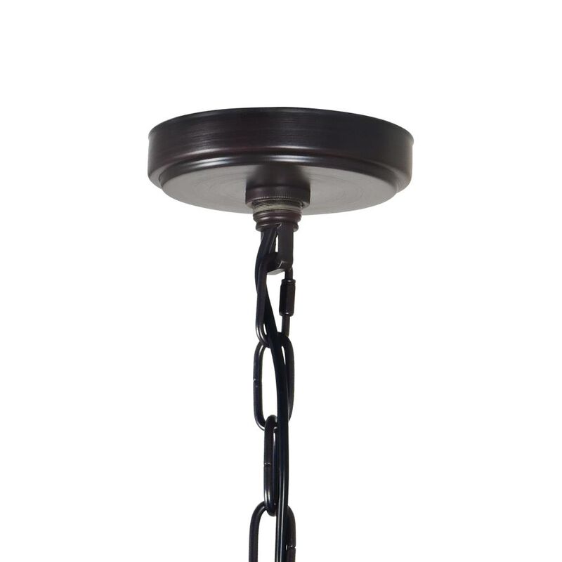 Desire 3 Light Drum Shade Mini Pendant With Oil Rubbed Bronze Finish