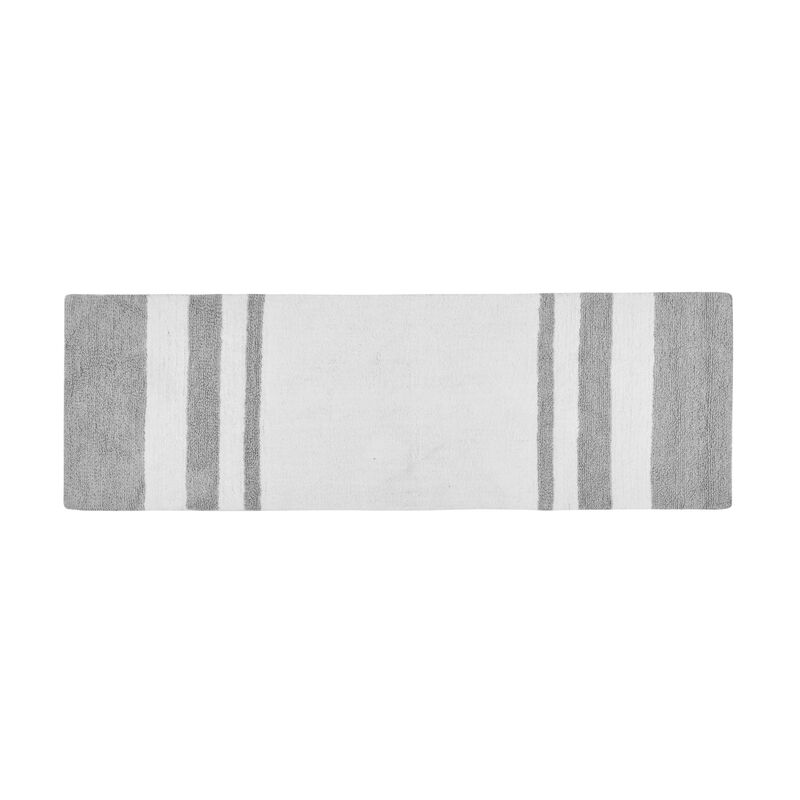 Gracie Mills Cecelia Casual Stripes Cotton Reversible Bath Rug image number 3