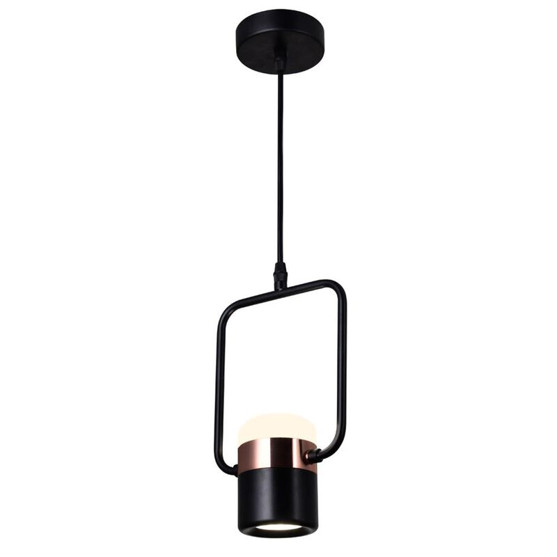 Moxie LED Down Mini Pendant With Black Finish