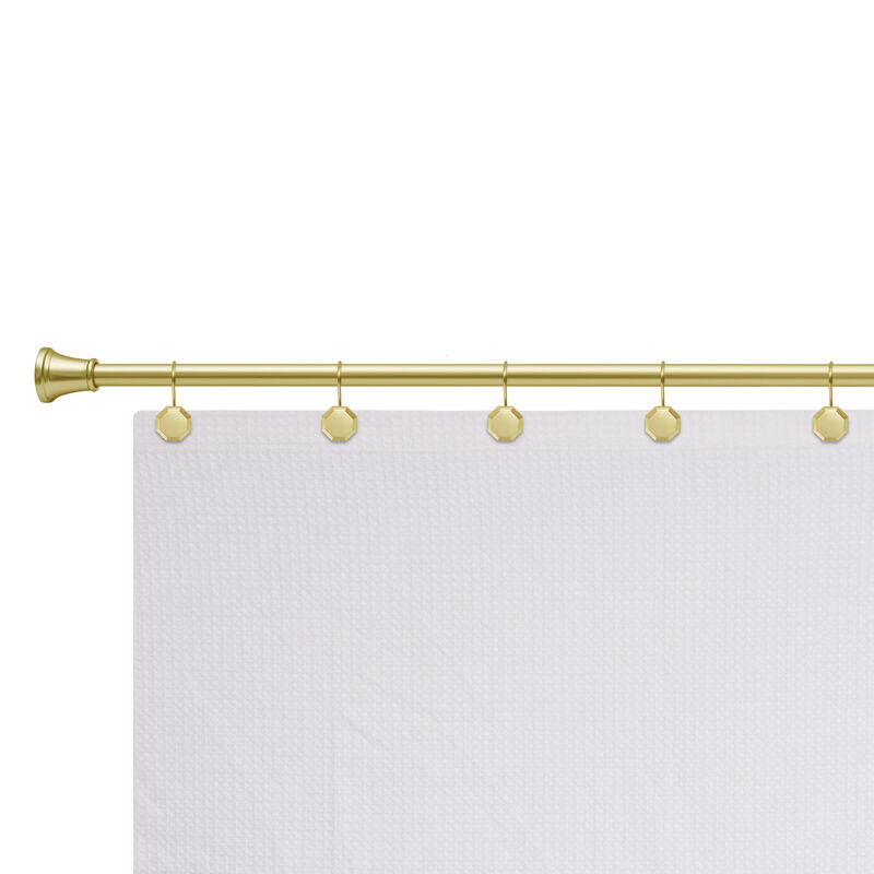 Zinc Shower Curtain Hooks, Set of 12 image number 5