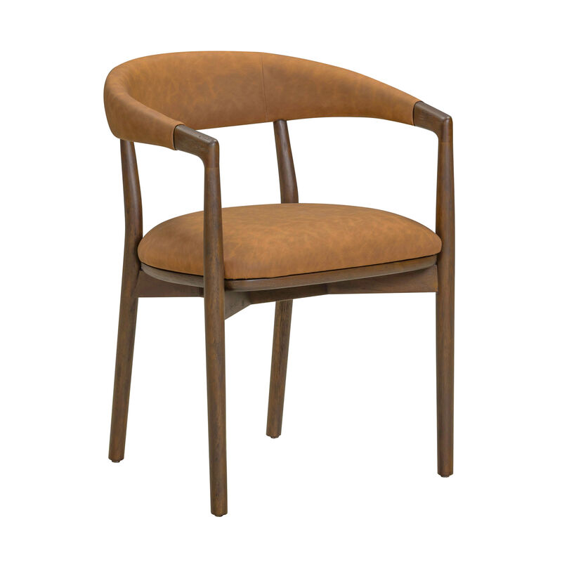 Vina Vegan Leather Dining Chair image number 0