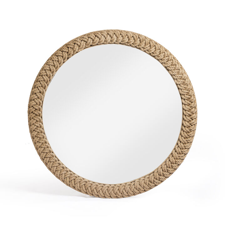 Midge Rope Round Wall Mirror