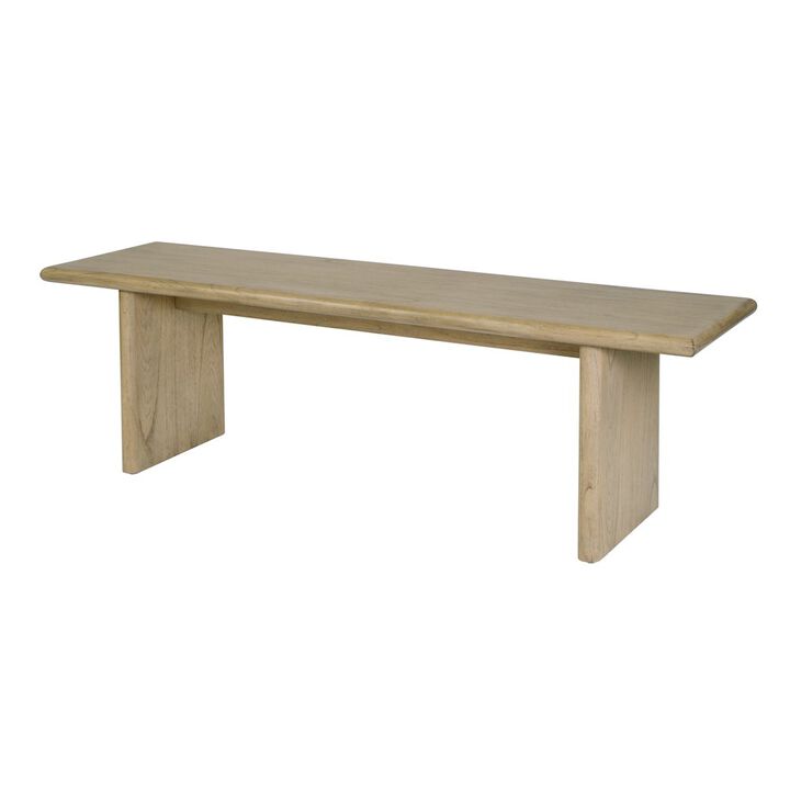 Butler Specialty Halmstad 64 in. W Wood Dining Bench, Light Brown