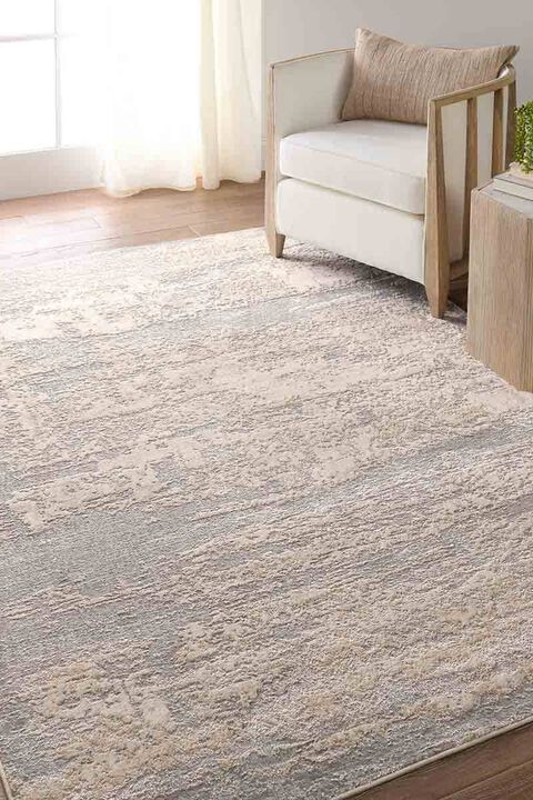 Catalyst Sanford Silver Cloud 2'2" x 8' Runner Rug