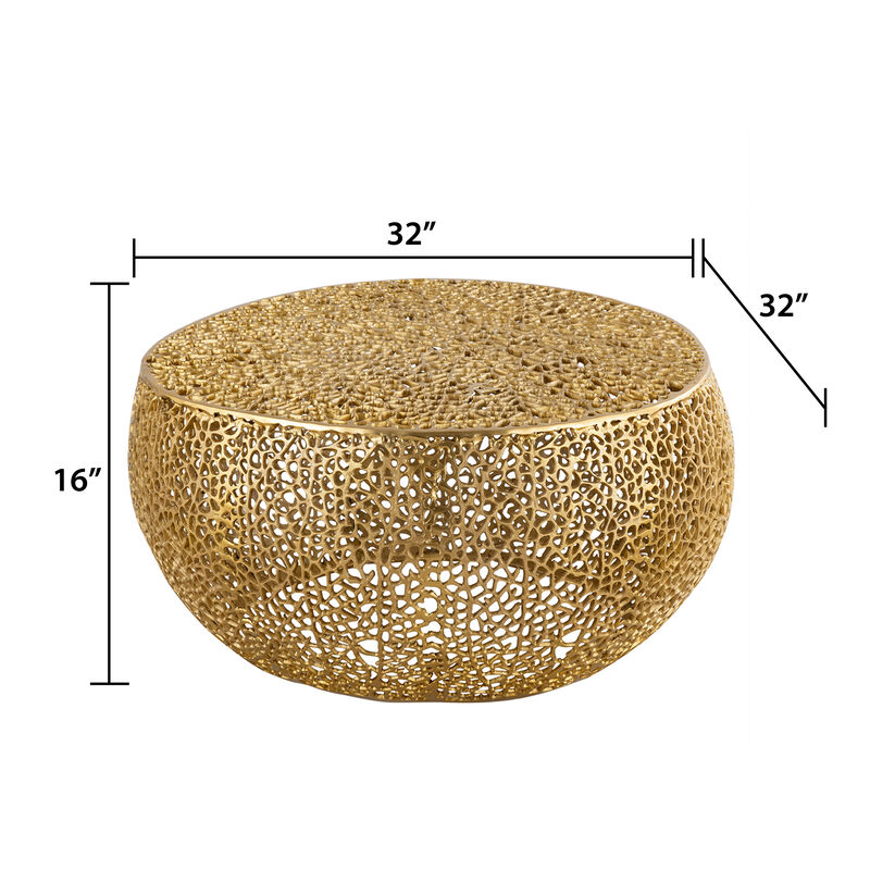 Pavressa White Hourglass Coffee Table image number 2