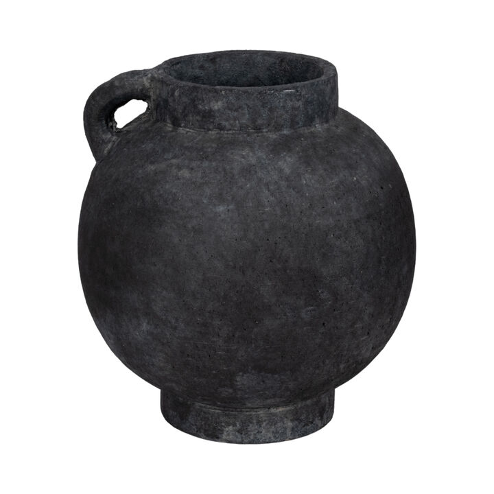 12" Bulbous Jug With Handle