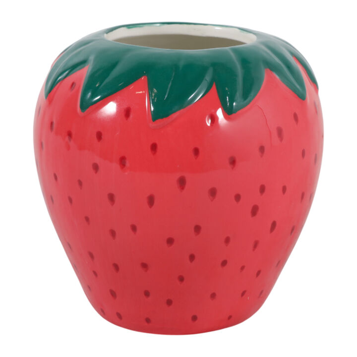 4" Strawberry Pencil Cup