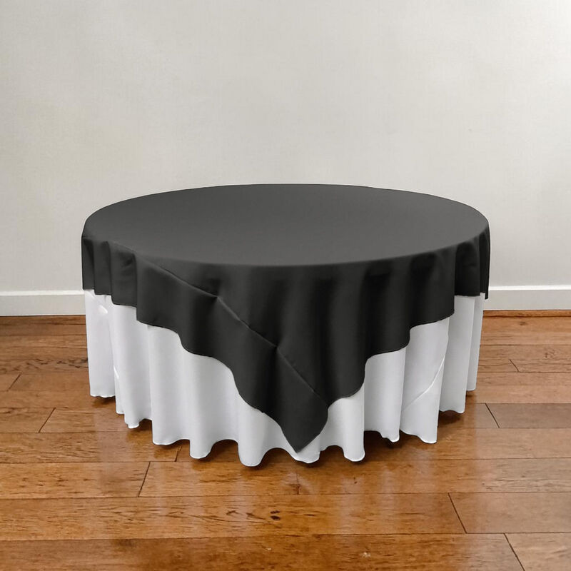 72-Inch Square Table Cover in Polyester Poplin for Kitchen or Parties image number 1
