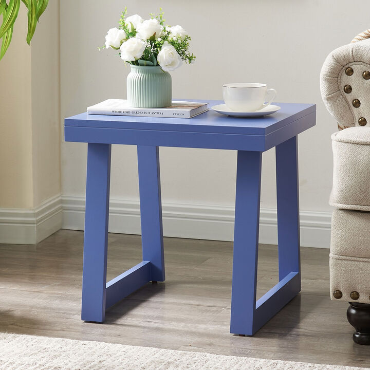 Kings Brand Furniture Charlie Side Table, End Table for Living Room, Nightstand for Bedroom, Couch Side Table (Caviar)