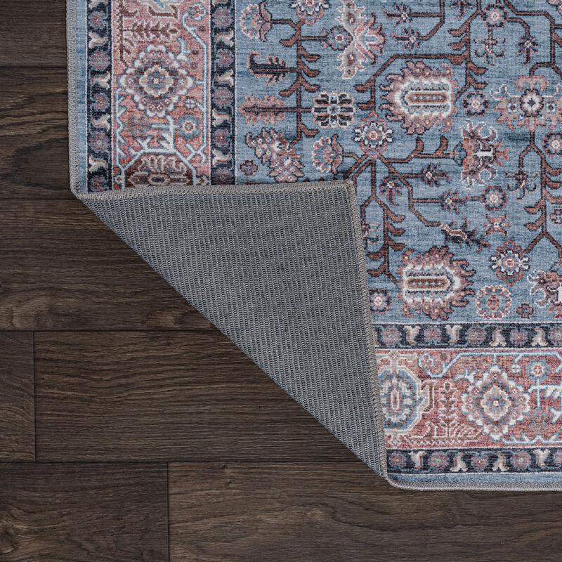 Kemer All-Over Persian Machine-Washable Area Rug