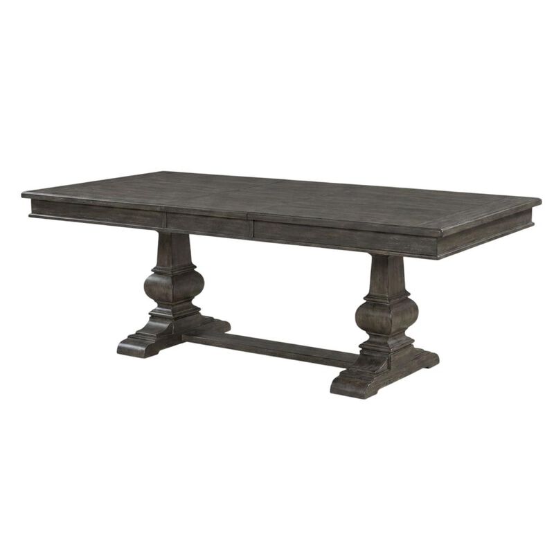 Liberty Furniture 6 Piece Trestle Table Set in Rubberwood Solids & Split Heart White Oak Veneers image number 0