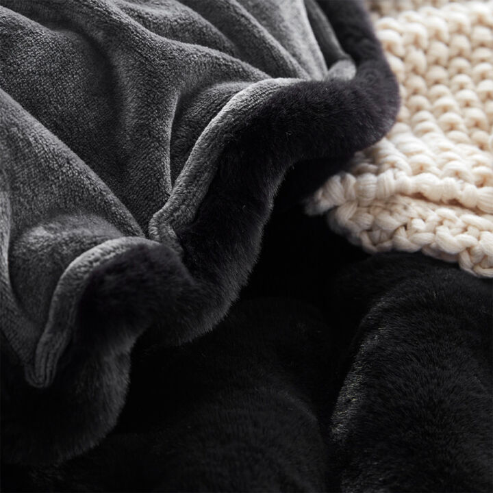 Chunky Bunny - Coma Inducer® Oversized Comforter Set - Rabbit Black