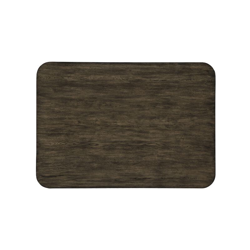 Roxy Counter Height Table, 60 Inch Rectangular Top, Walnut Brown Wood image number 6