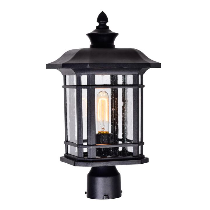 CWI Lighting Blackburn 1 Light Outdoor Black Lantern Head