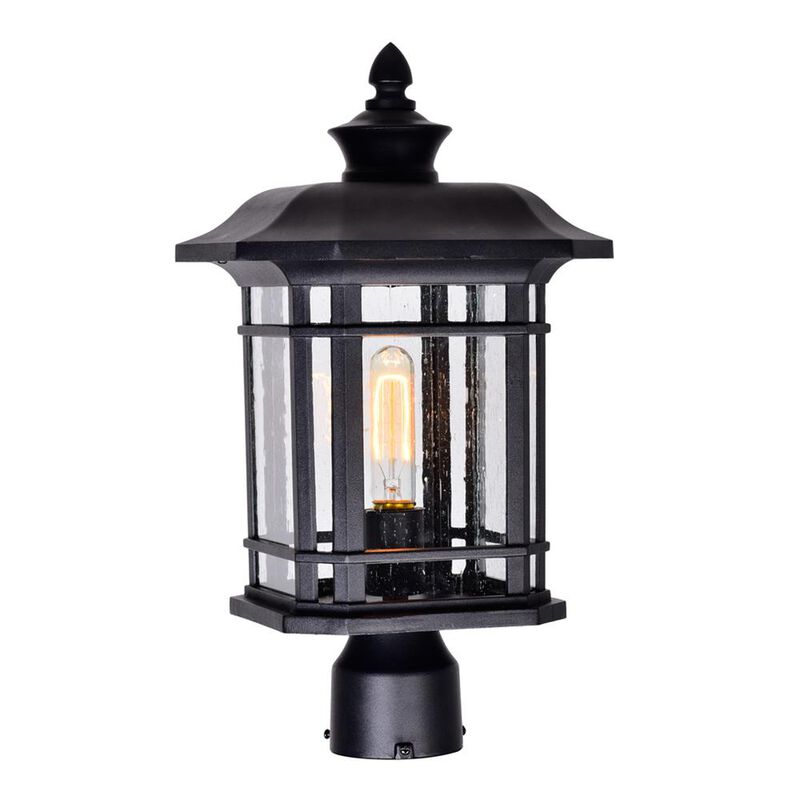 CWI Lighting Blackburn 1 Light Outdoor Black Lantern Head