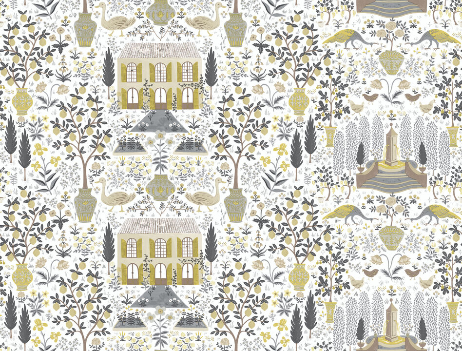 Camont Linen & Gold Wallpaper