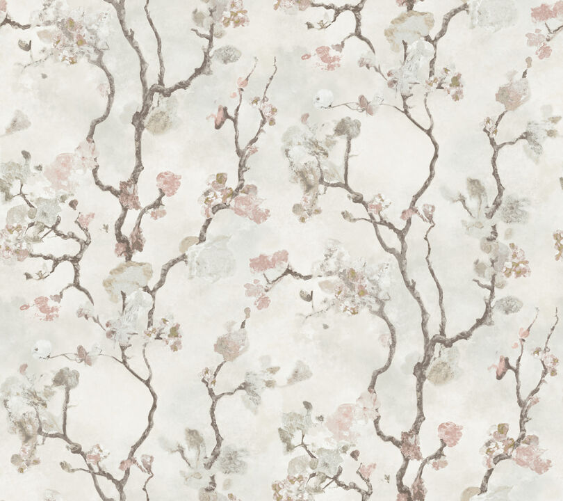 Avril Chinoiserie Blush Wallpaper
