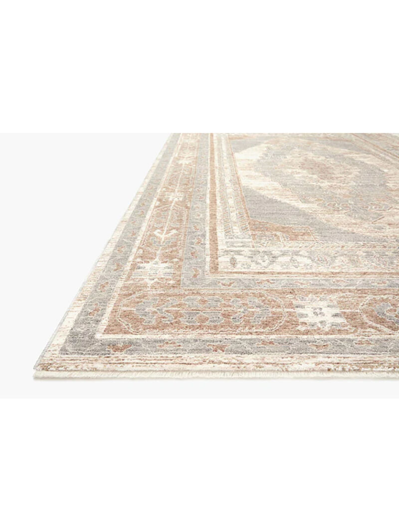 CARose CAR06 Slate/Taupe 18" x 18" Sample Rug